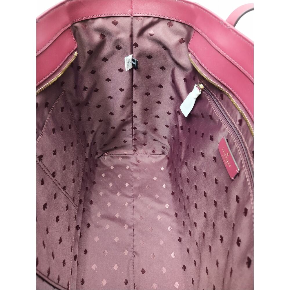 Kate Spade New York Lalena Blackberry Leather Pocket Large ote - NWT $429 - Picture 13 of 16